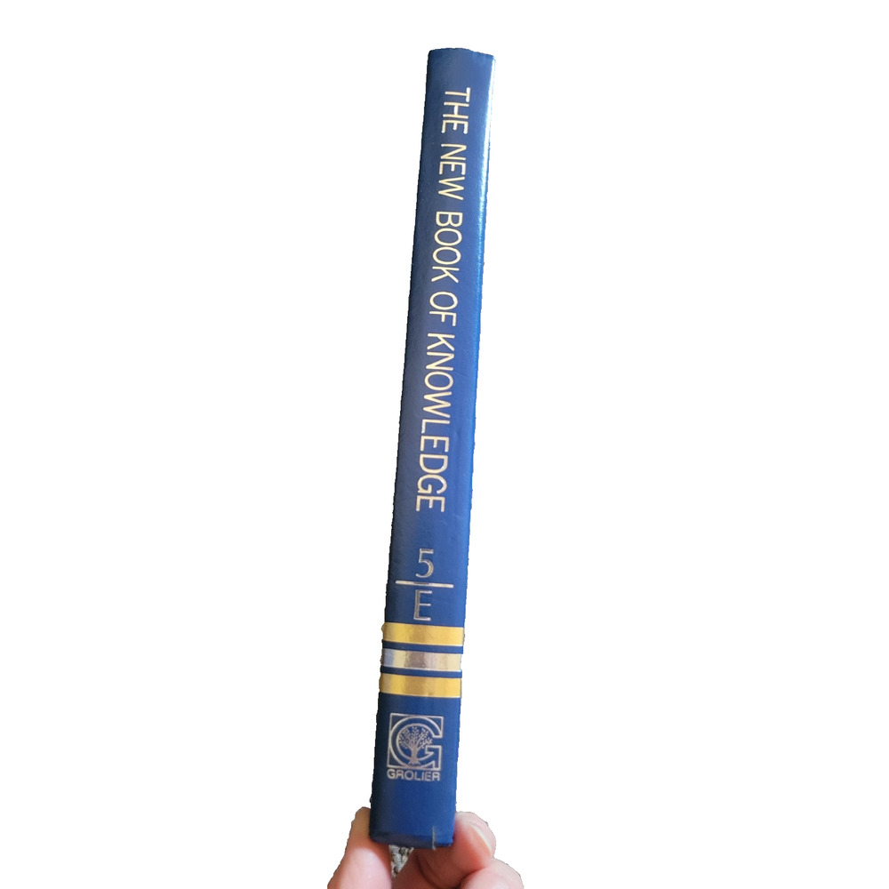 1991 New Book Of Knowledge Grolier‎ Educational Hardcover Encyclopedia Vol 5 (E)